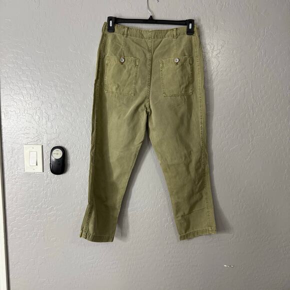 NWT Anthropologie Viana Tapered Utility Pants, Green, 29 - Picture 5 of 8